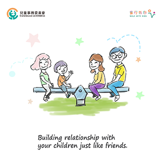 Building relationship with your children just like friends